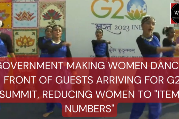 Government Making Women Dance in Front Of Guests Arriving for G20 Summit, Reducing Women To “Item Numbers”