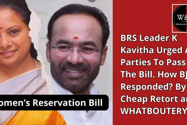Set Aside Political Difference and Pass Women’s Reservation Bill, Urges BRS Leader K Kavitha, BJP Leader retorts